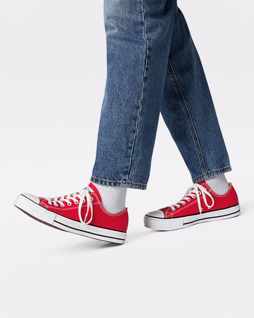 Zapatillas Bajas Converse Chuck Taylor All Star Classic Mujer Rojas | PE L452P7